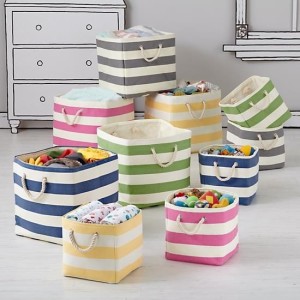 canvas storage basket